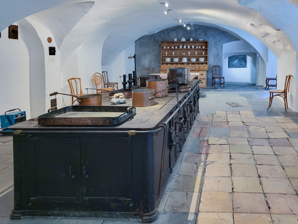 Altes Bad Pfäfers @ Bad Ragaz, Zwitserland Altes Bad Pfäfers @ Bad Ragaz, Zwitserland